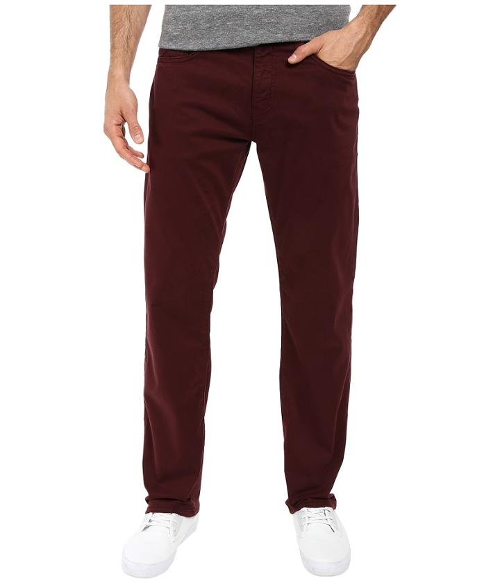 Mavi Jeans - Zach Classic Straight Leg In Wine Twill