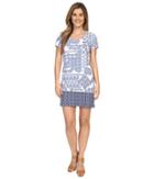 Tommy Bahama - Stamped Medallion T-shirt Dress Cover-up