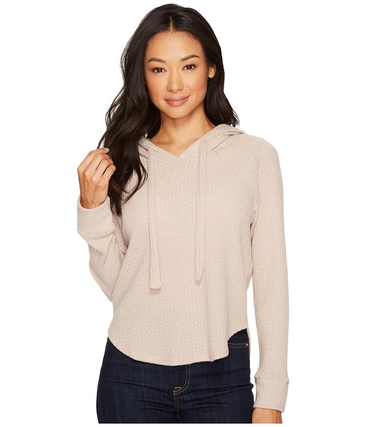 Lna - Waffle Cara Hoodie
