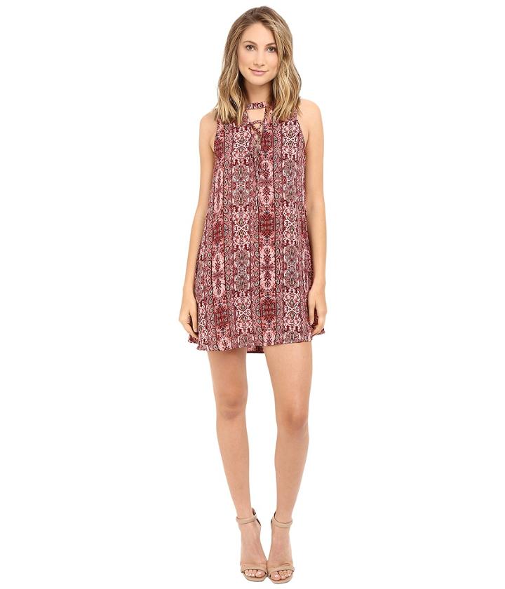 Brigitte Bailey - Yvette Lace-up Sleeveless Dress