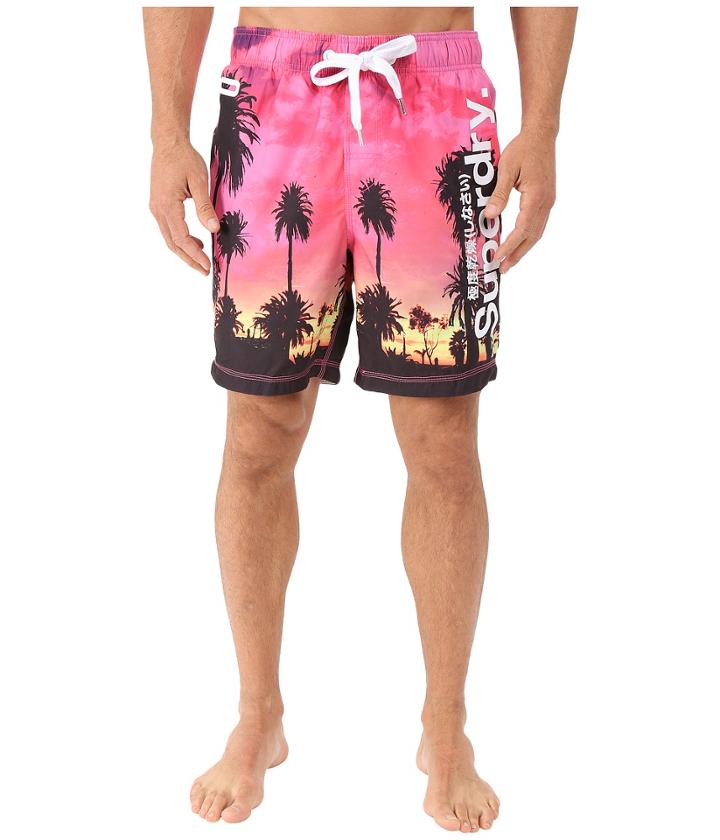 Superdry - Premium Print Neo Swim Shorts