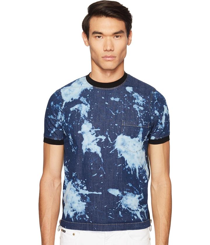 Dsquared2 - Street Ska Denim Side Zip T-shirt