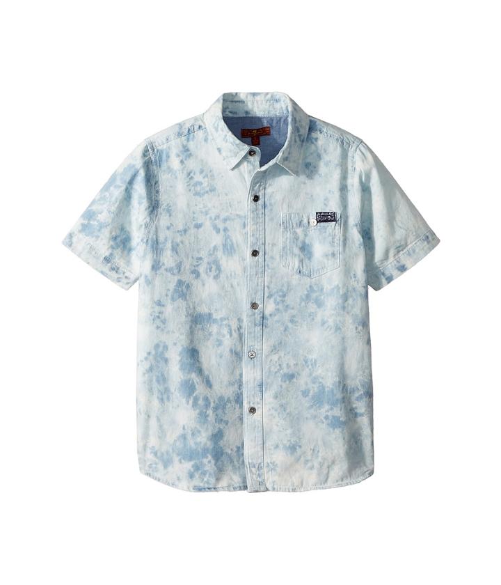 7 For All Mankind Kids - Denim Short Sleeve Top