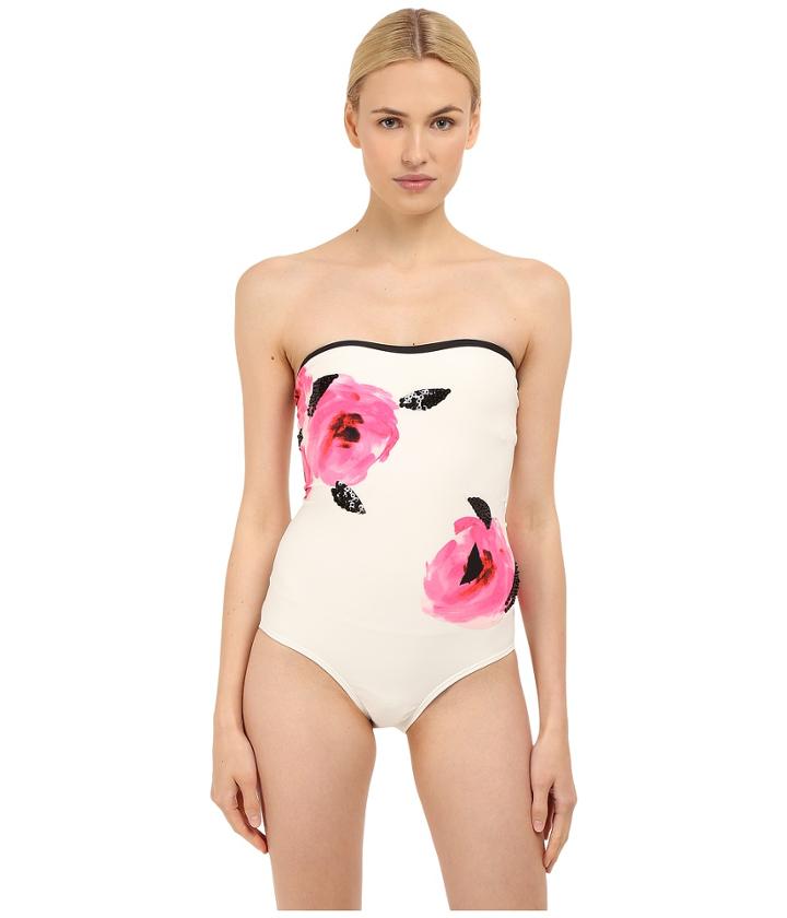 Kate Spade New York - Spring 17 Embellished Bandeau Maillot