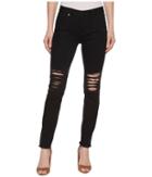 Miss Me - Skinny Destructed Jeans In Black
