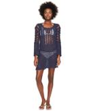 Letarte - Crochet Long Sleeve Cover-up