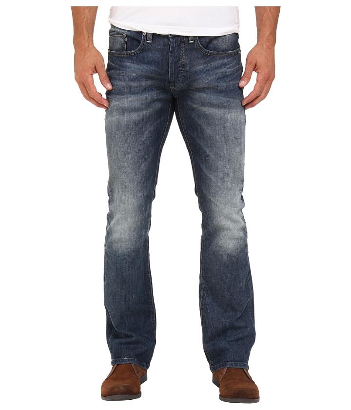Buffalo David Bitton - King Slim Boot Sheeba Stretch Denim In Light/blasted Wash