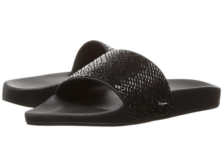 Salvatore Ferragamo - Pvc Pool Slide With Crystals