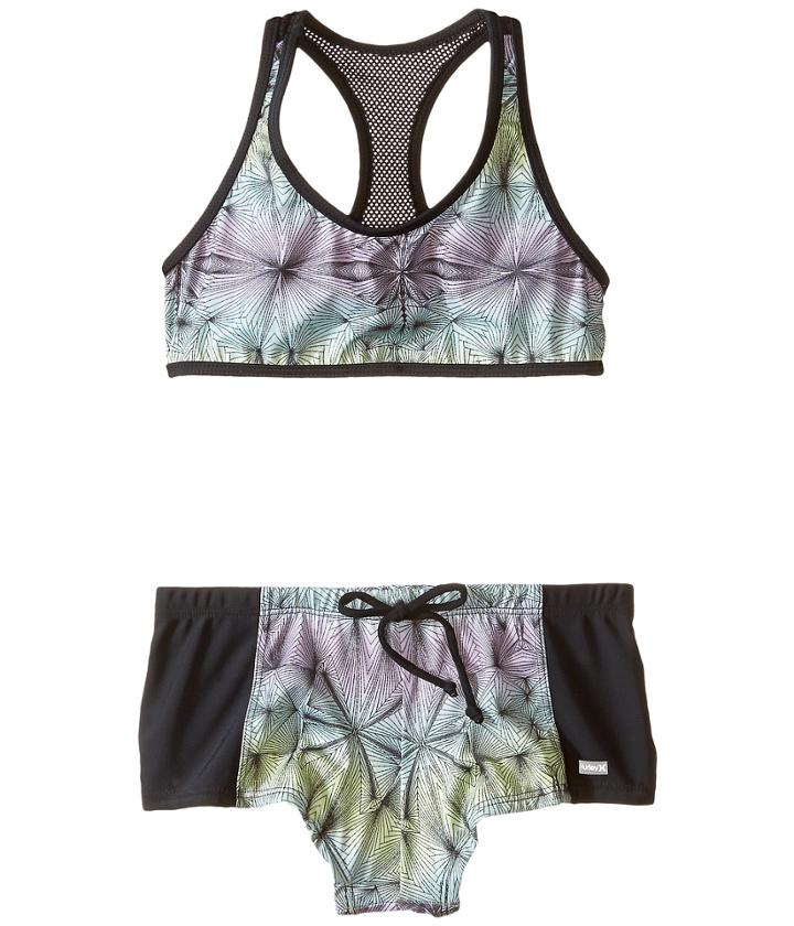 Hurley Kids - Fine Lines Crop Top Shorts