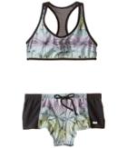 Hurley Kids - Fine Lines Crop Top Shorts