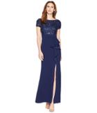 Adrianna Papell - Long Short Sleeve Dress