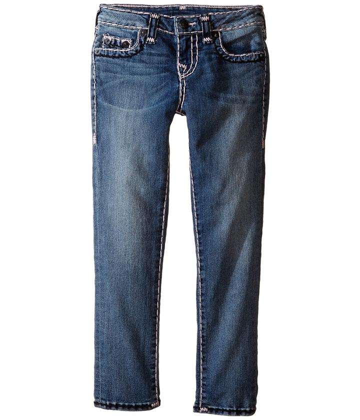 True Religion Kids - Casey Color Combo Super T Jeans In Diamond Wash