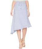 Lauren Ralph Lauren - Asymmetrical Cotton Midi Skirt