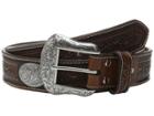 M&amp;f Western - Large Oval Concho Embossed Belt