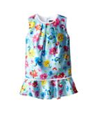 Oscar De La Renta Childrenswear - Scattered Flower Mikado Multi Layer Dress