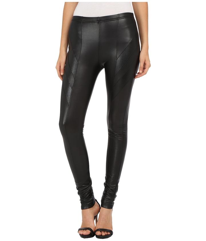 Plush - Fleece-lined Liquid Moto Leggings