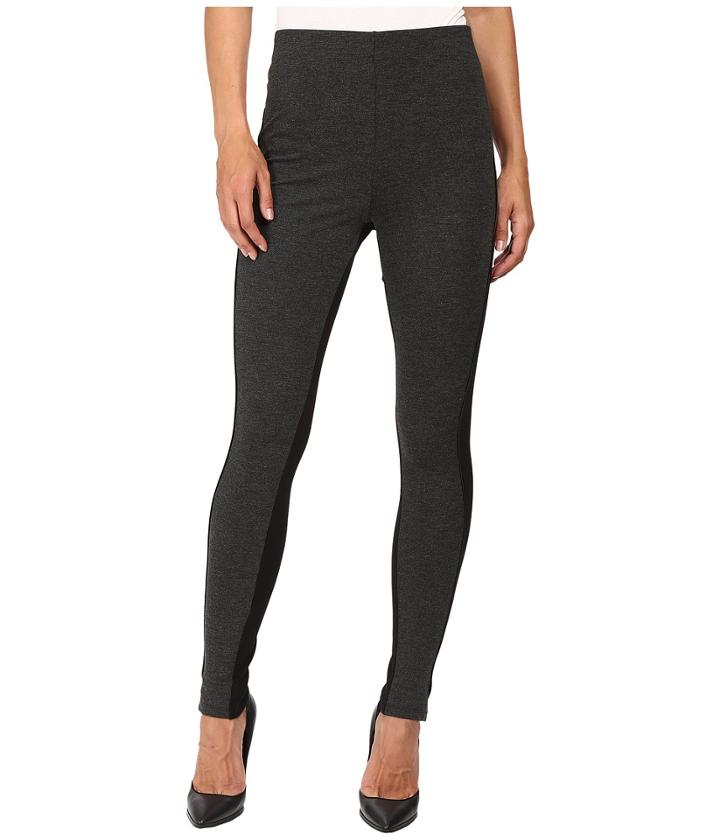 Hue - High Waist Piped Illusion Ponte Leggings
