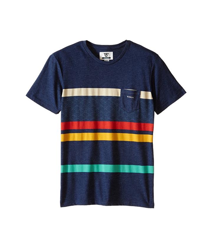 Vissla Kids - Mind Surf Heathered Short Sleeve Crew