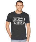 The Original Retro Brand - Streaky Tri-blend Vintage Miller High Life Short Sleeve Tee