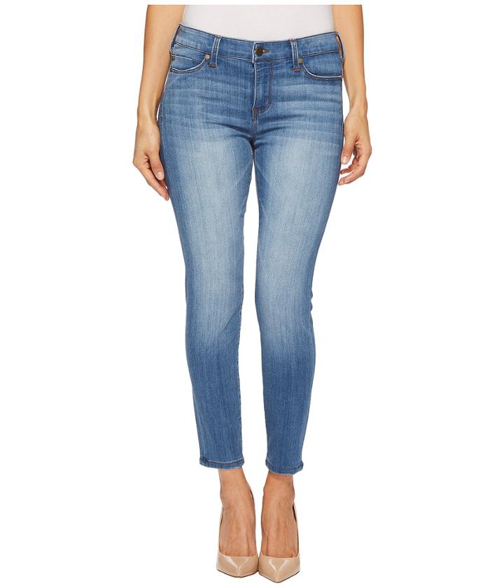 Liverpool - Petite Penny Ankle Skinny In Silky Soft Stretch Denim In Ridgeway Grind