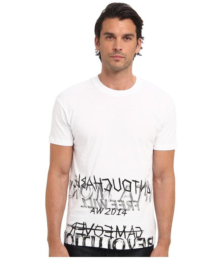 Mcq Gothic Dropped Shoulder Tee