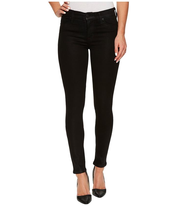 Hudson - Nico Mid-rise Super Skinny In Noir Coated