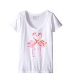 The Original Retro Brand Kids - Flamingo V-neck Tee