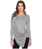 Culture Phit - Blithe Long Sleeve Drape-front Top