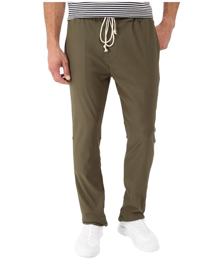 Rustic Dime - Icon Zipper Pants In Olive