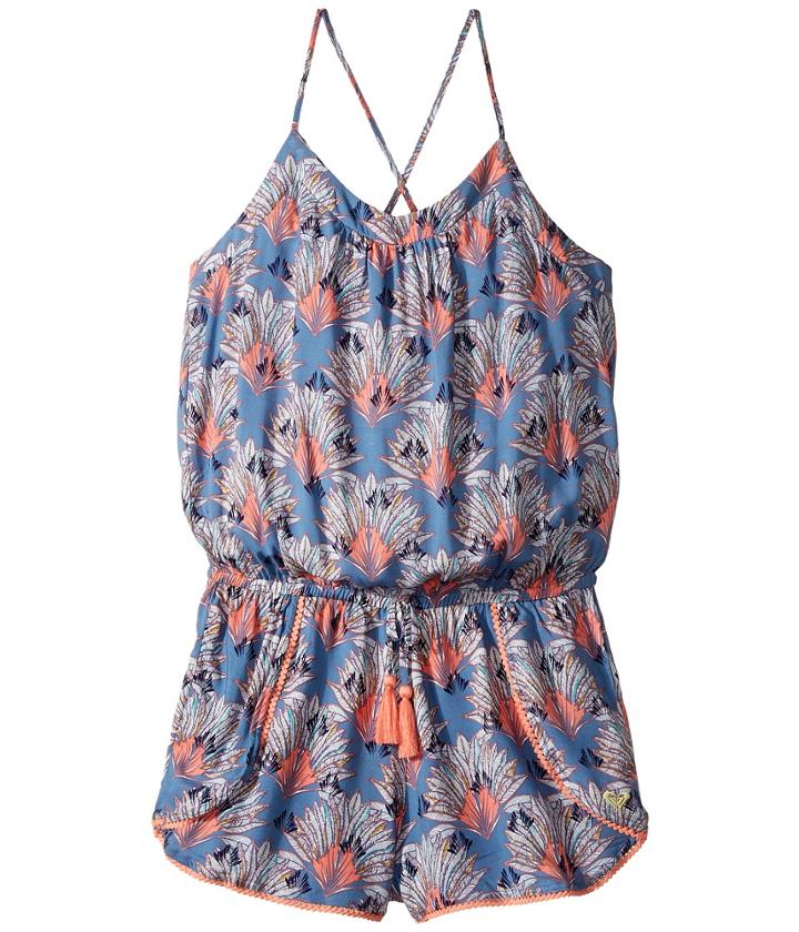 Roxy Kids - Cuba Girl Woven Romper Cover-up