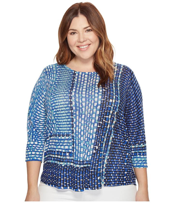 Nic+zoe - Plus Size Cloudburst Tissue Tee