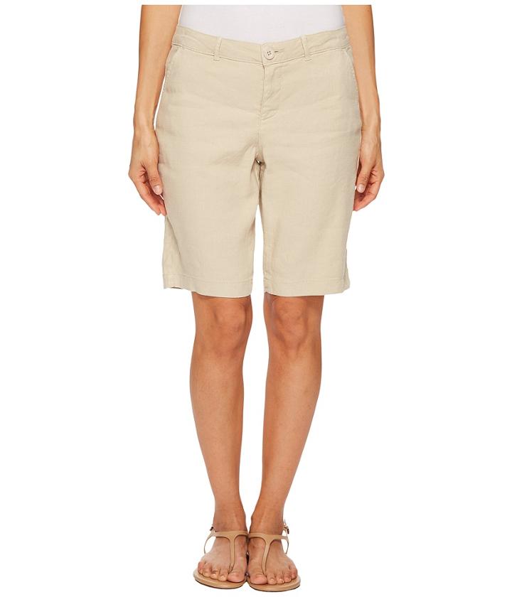 Nydj Petite - Petite Bermuda Linen Shorts