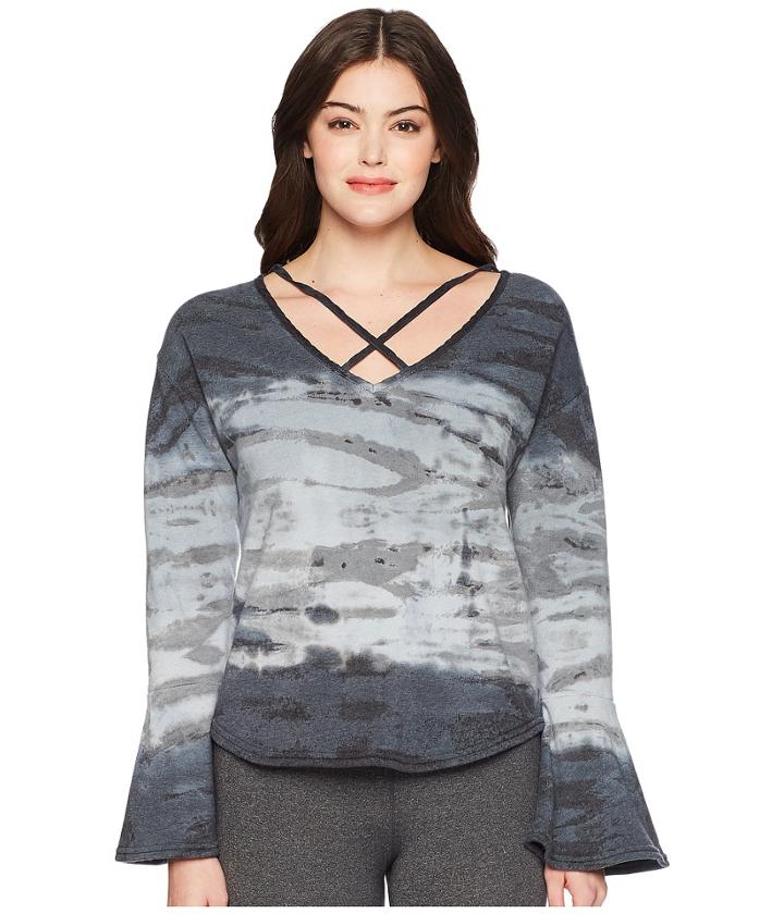 Hard Tail - Flare Sleeve Crisscross Pullover