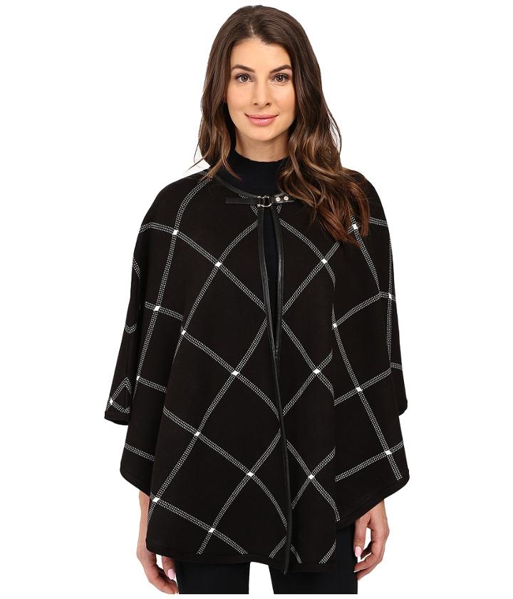 Ivanka Trump - Plaid Poncho