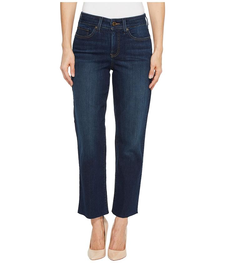 Nydj - Jenna Straight Ankle W/raw Hem In Bezel