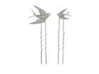 Betsey Johnson - Blue By Betsey Johnson Cz Stone Dove Hair Pin