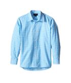 Oscar De La Renta Childrenswear - Check Cotton Long Sleeve Dress Shirt