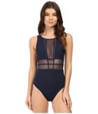 Jets By Jessika Allen - Aspire Mesh Insert Panelled High Neck One-piece