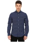 Gant Rugger - R. Printed Indigo Oxford Hugger