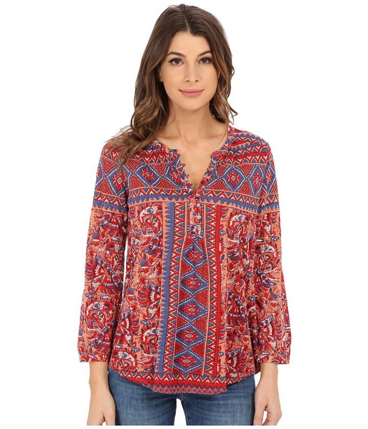 Lucky Brand - Diamond Aztec Top