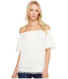 Brigitte Bailey - Britton Off The Shoulder Top With Pom Detail