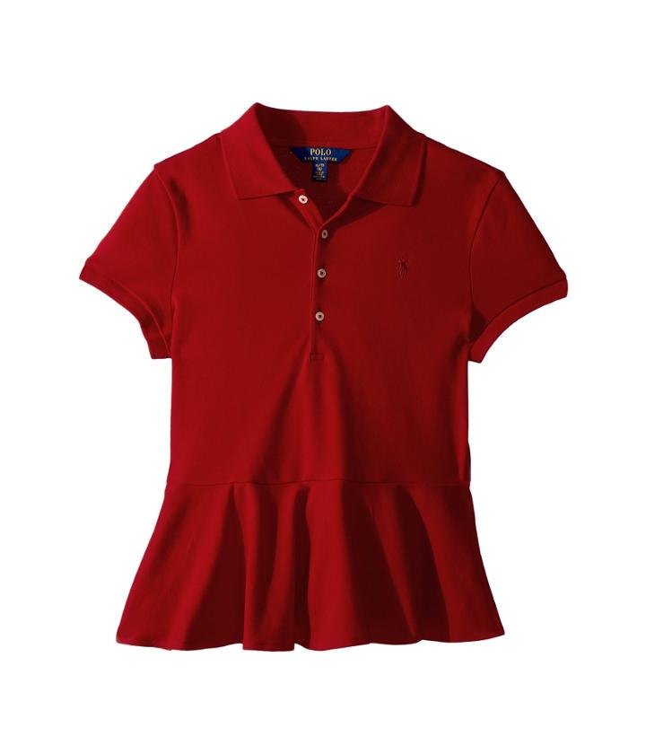 Polo Ralph Lauren Kids - Cotton Peplum Polo Shirt