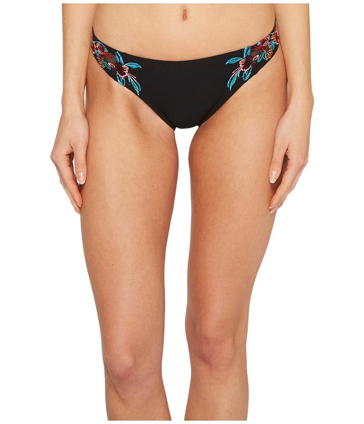 Laundry By Shelli Segal - Mesh Embroidery Hipster Bikini Bottom