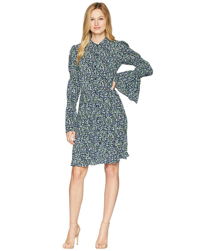 Michael Michael Kors - Smocked Sleeve Shirtdress