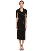 Yigal Azrou  L - Moto Zip Dress