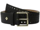 Kate Spade New York - 1 1/2 Shrunken Lantern Perforated Belt
