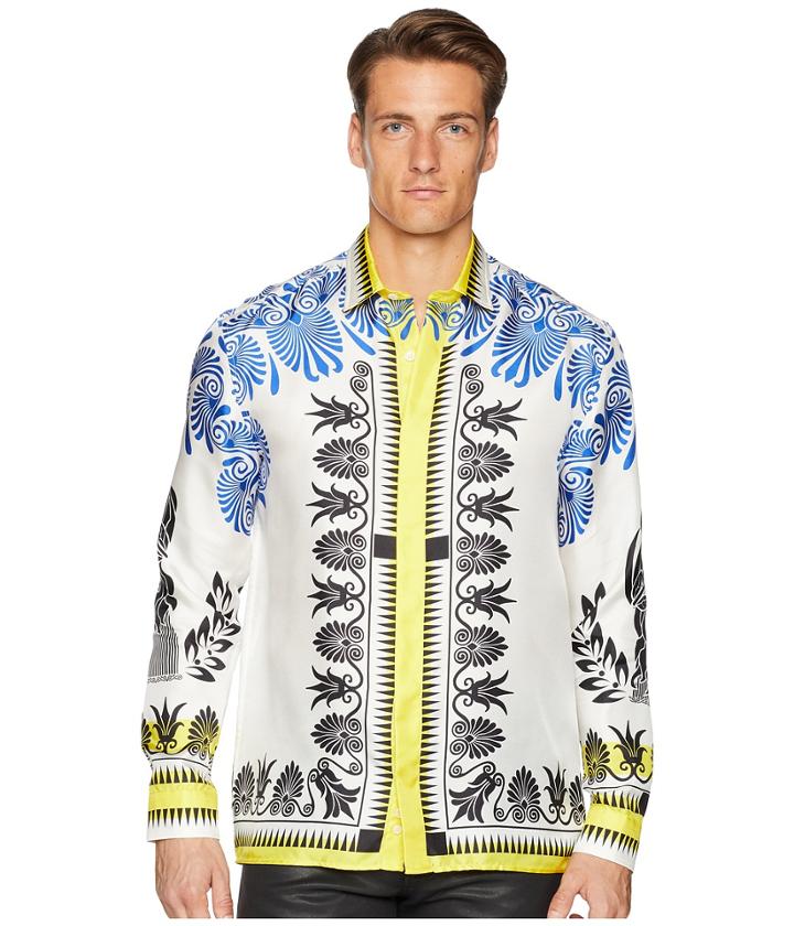 Versace Collection - Olympiad Print Silk Shirt