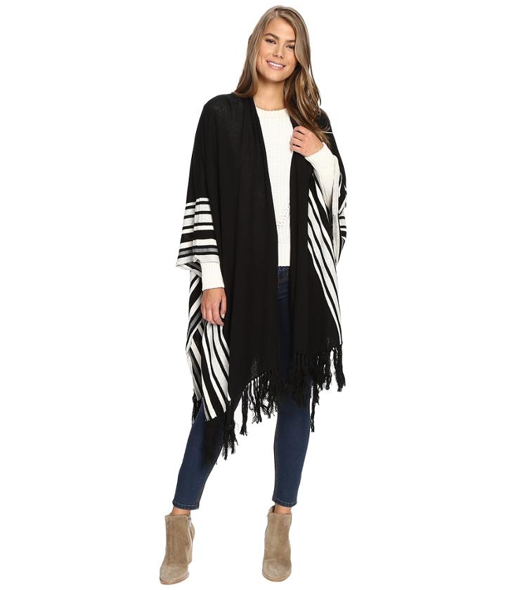 Bcbgeneration - Stripe Cozy Oversized Ruana