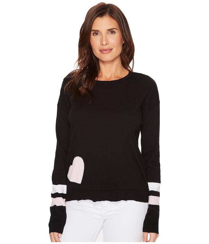 Elliott Lauren - Sweater With Intarsia Heart Motif