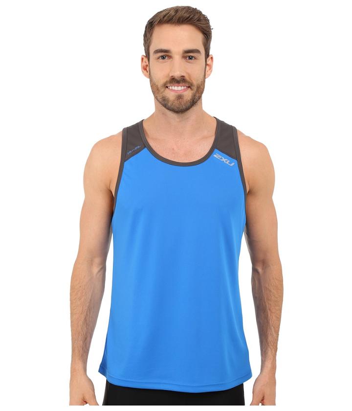 2xu - Tech Vent Two-tone Singlet